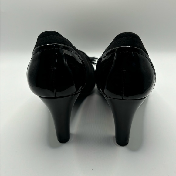 Giani Bernini Shoes 6M Black Varaa Memory Foam Pumps Heels Tassel Work Church - Picture 3 of 8